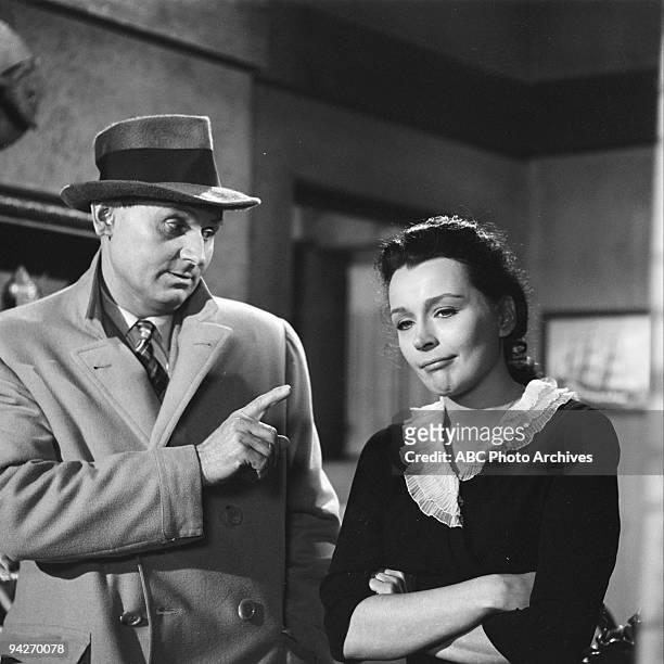 Mady Collins helps Eliot Ness and the Untouchables uncover a scheme to shut down Frank Nitti's beer production during "The Monkey Wrench" which aired...