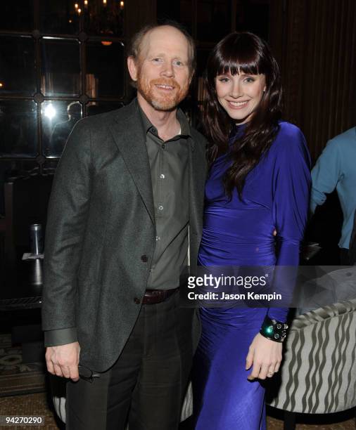 Ron Howard and actress Bryce Dallas Howard attend the after party for "The Loss of a Teardrop Diamond" hosted by Gotham Magazine and Paladin at at...