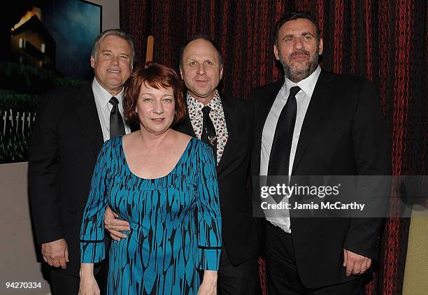 Producer Tim Headington,Jeanne Berney,President of Apparition,Bob Berney,CEO of Apparition and producer Graham King attend The Cinema Society...