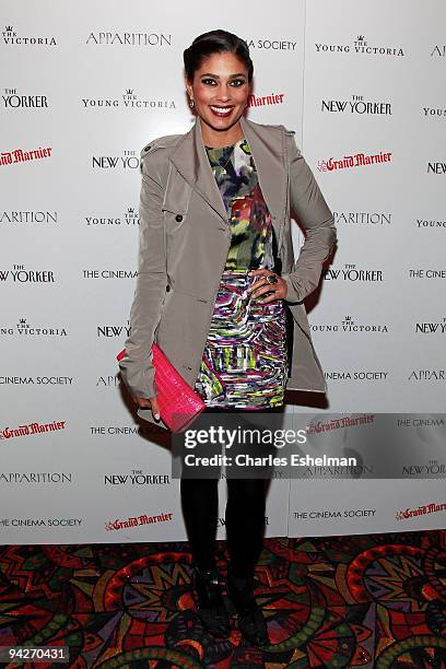 Designer Rachel Roy attends a screening of "The Young Victoria" hosted by The Cinema Society with The New Yorker and Grand Marnier at Regal Union...