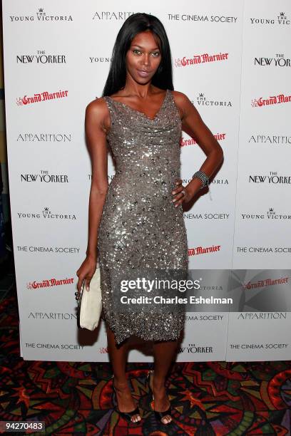 Model Jessica White attends a screening of "The Young Victoria" hosted by The Cinema Society with The New Yorker and Grand Marnier at Regal Union...