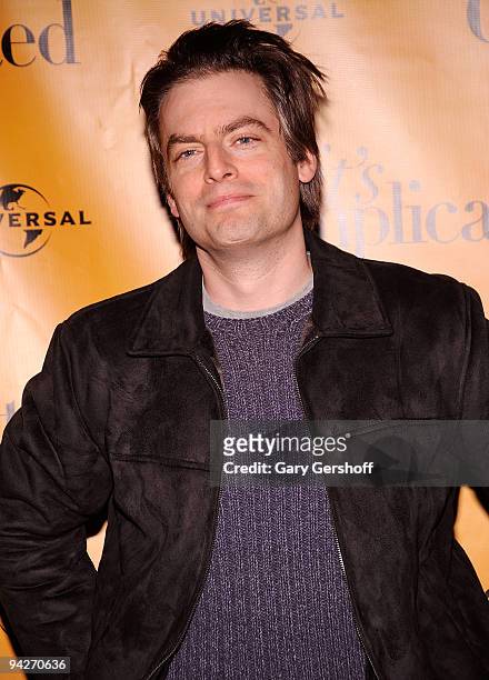 Actor Justin Kirk attends the "It's Complicated" special screening after party at the Gramercy Park Hotel on December 10, 2009 in New York City.