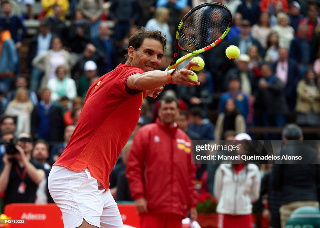 Spain v Germany - Davis Cup by BNP Paribas World Group Quarter Final