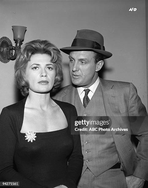 Lilly Dallas and her husband kidnap and ransom businessman Thomas B. Randall during "The Lilly Dallas Story" which aired on March 16, 1961. NORMA...