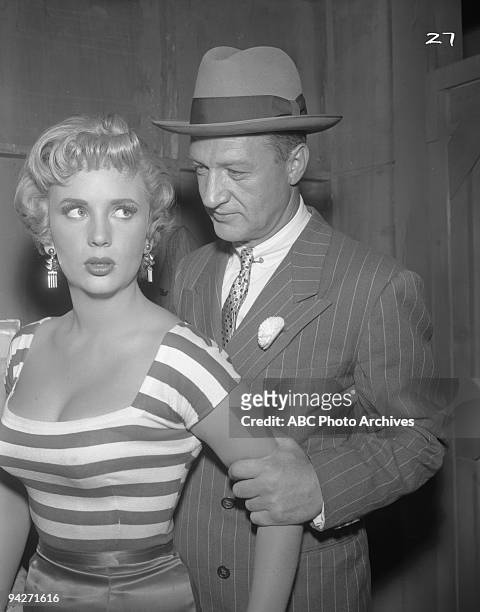 The mob tries to move on Adam Stone's bakery and threatens his dancer daughter during "Hammerlock" which aired on December 21, 1961. JOHN LARCH;JOAN...