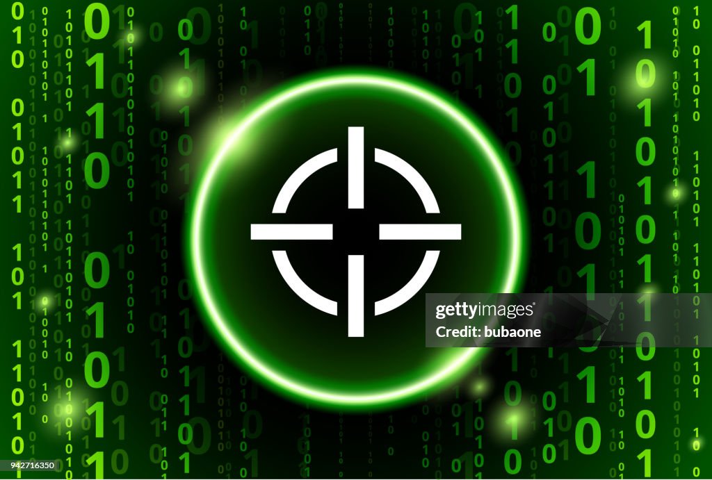 Target Aim Binary Code Vector Pattern Background High-Res Vector ...