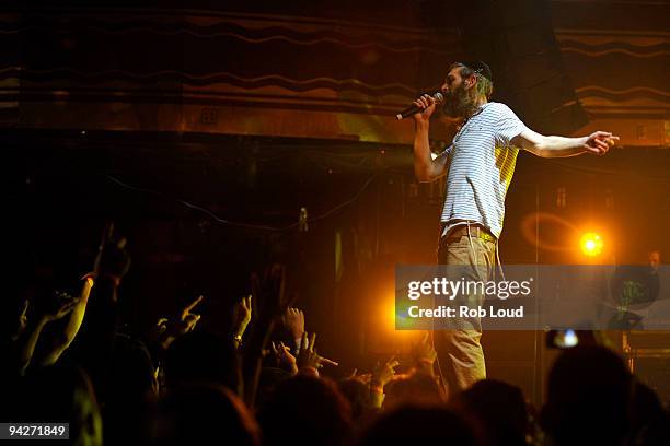 Matisyahu performs at Webster Hall on December 10, 2009 in New York City.