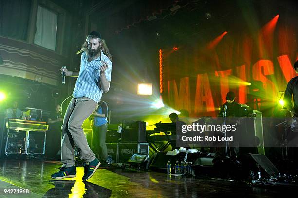 Matisyahu performs at Webster Hall on December 10, 2009 in New York City.