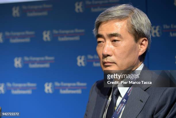 Hyun Song Shin, Economic Adviser and Head of Research of the Bank for International Settlements attends 'Lo Scenario dell'Economia e della Finanza'...