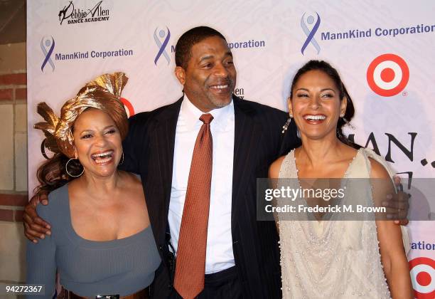 Choreographer Debbie Allen, former Los Angeles Laker Norm Nixon and actress Salli Richardson Whitfield attend the Debbie Allen Dance Academy's annual...