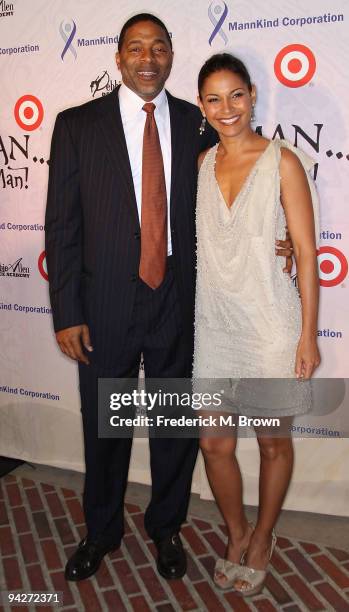 Former Los Angeles Laker Norm Nixon and actress Salli Richardson Whitfield attend the Debbie Allen Dance Academy's annual fundraiser at UCLA's Royce...