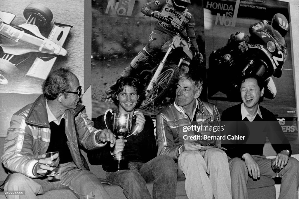 Mike Thackwell, Yoshio Nakamura, Ron Tauranac, Nobuhiro Kawamoto, Grand Prix Of Great Britain