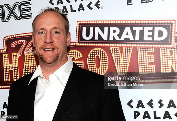 Actor Matt Walsh arrives at the DVD launch party for the film, "The Hangover" at the Pure Nightclub at Caesars Palace December 10, 2009 in Las Vegas,...