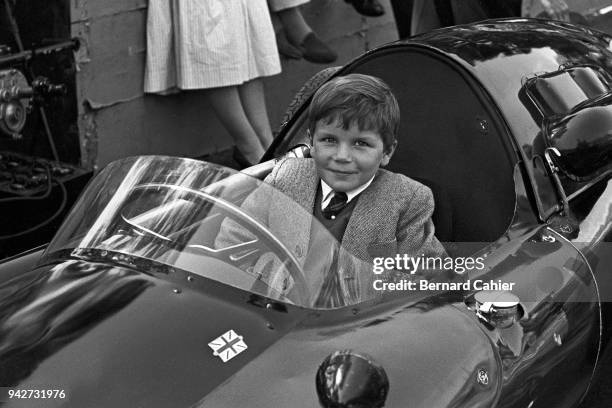 Paul-Henri Cahier, Cooper-Climax T51, Grand Prix of Monaco, Circuit de Monaco, 10 May 1959. Paul-Henri Cahier sitting in Maurice Trintigna's Cooper...