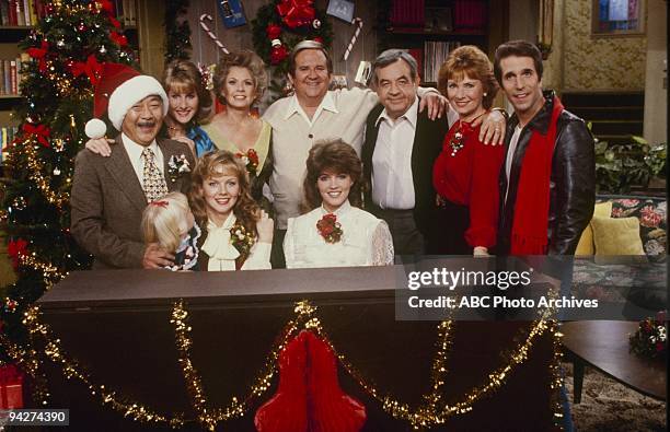 All I Want for Christmass" which aired on December 14, 1982. PAT MORITA;CATHY SILVERS;SUE ANN LANGDON;RICHARD PAUL;TOM BOSLEY;MARION ROSS;HENRY...