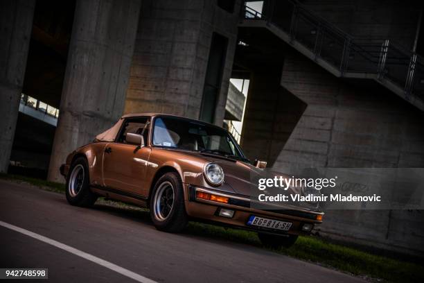 porsche 911 carrera 2 cabrio - cabrio stock pictures, royalty-free photos & images