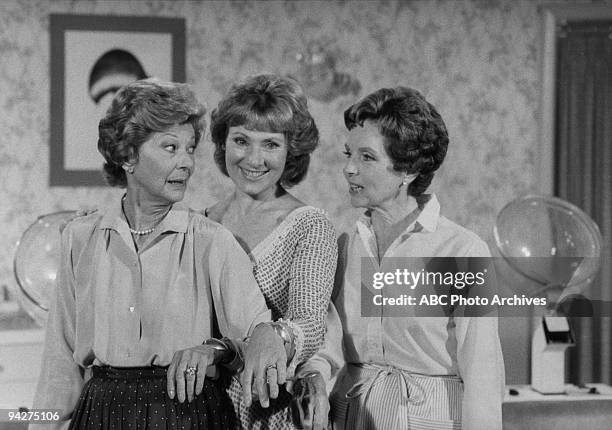 Aired on October 19, 1982. HARRIET NELSON;MARION ROSS;JANE WYATT