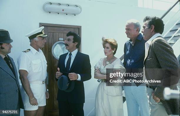 Greek Cruise: The Captain and Kid/The Dean and The Flunkee/Poor Rich Man/Isaac Aegean Affair" which aired on February 5, 1983. GAVIN MACLEOD;JAMIE...