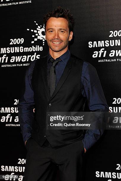 Damien Walshe Howling arrives ahead of the 2009 AFI Industry Awards at Regent Theatre on December 11, 2009 in Melbourne, Australia.