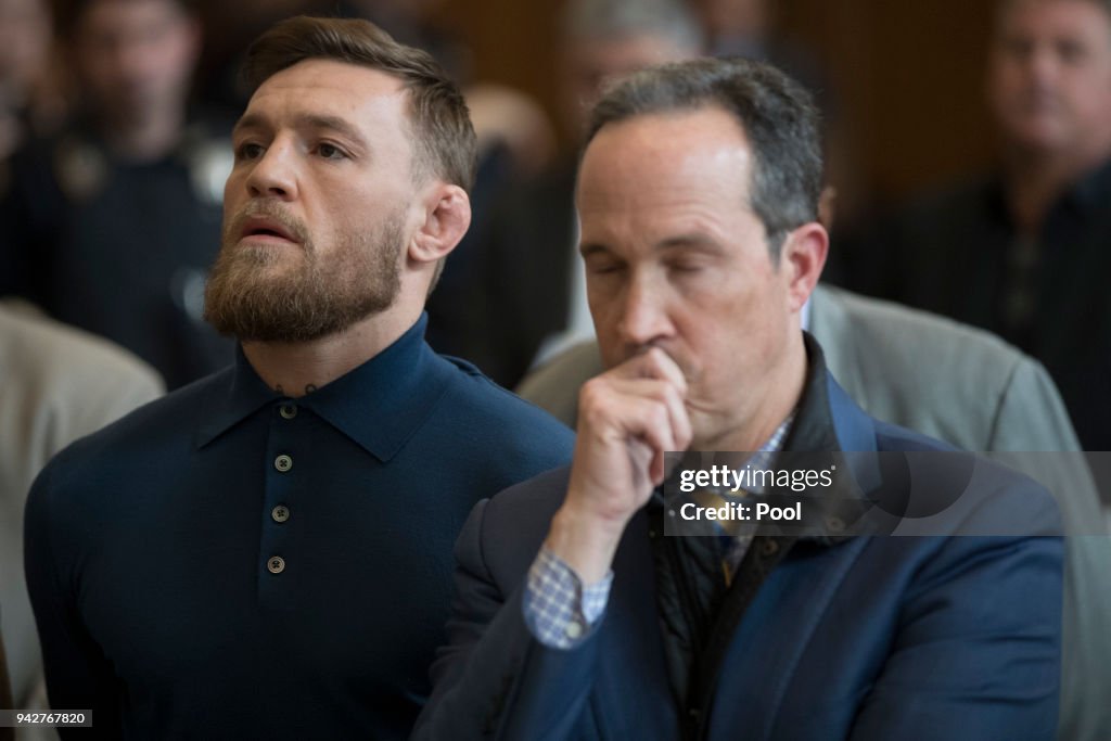 Conor McGregor Is Arrainged In Brooklyn Criminal Court