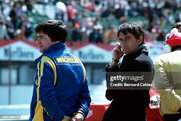 Pierre Dupasquier, Grand Prix of Spain, Circuito del Jarama, 29 April 1979. Michelin tyres race director Pierre Dupasquier, the man in black.