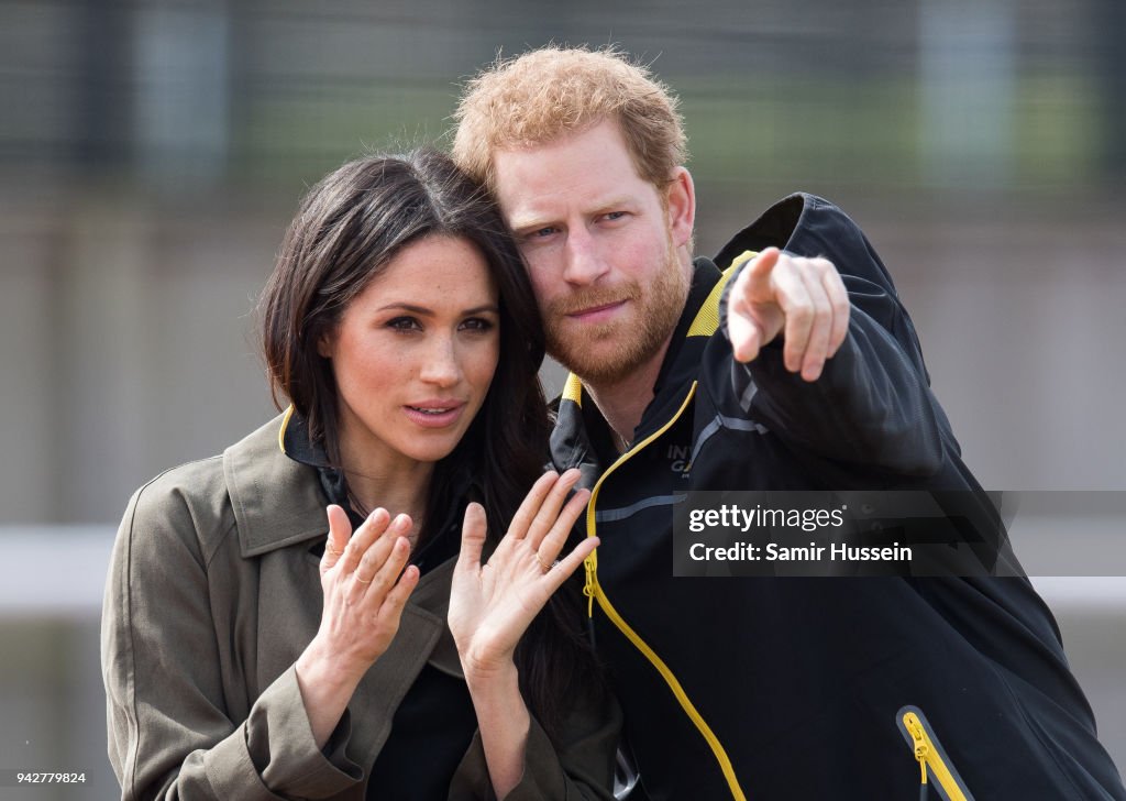 Prince Harry And Meghan Markle Attend UK Team Trials For The Invictus Games Sydney 2018