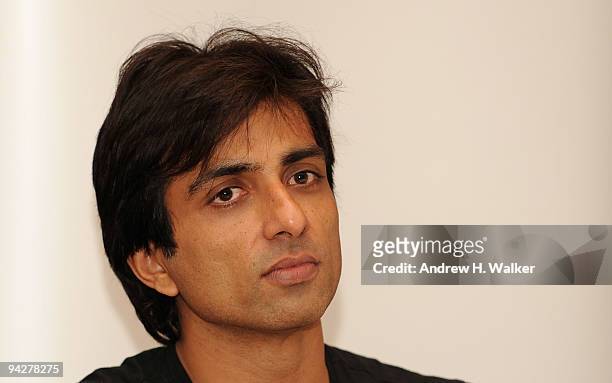 Sonu Sood attends the "City of Life" press conference during day three of the 6th Annual Dubai International Film Festival held at the Madinat...