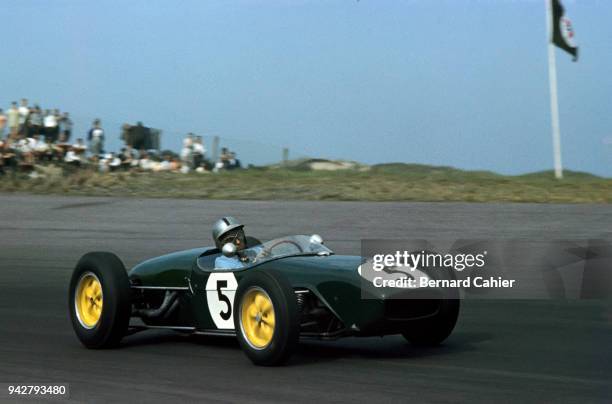 Alan Stacey, Lotus-Climax 18, Grand Prix of the Netherlands, Circuit Park Zandvoort, 06 June 1960.