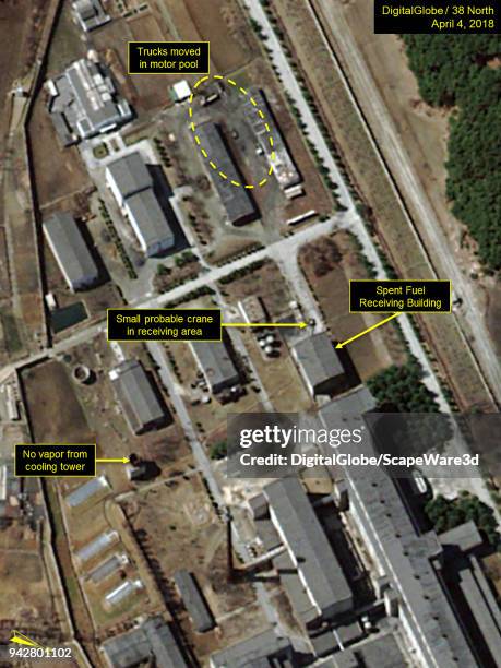 Figure 4. No visible indicators of a new reprocessing campaign at the Radiochemical Laboratory. Mandatory credit for all images: DigitalGlobe via...