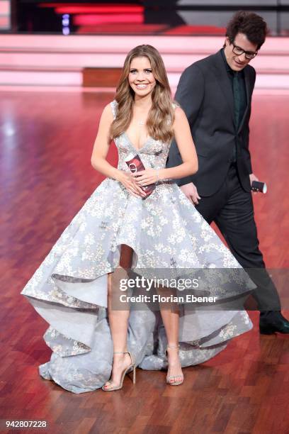 Daniel Hartwich and Victoria Swarovski during the 3rd show of the 11th season of the television competition 'Let's Dance' on April 6, 2018 in...