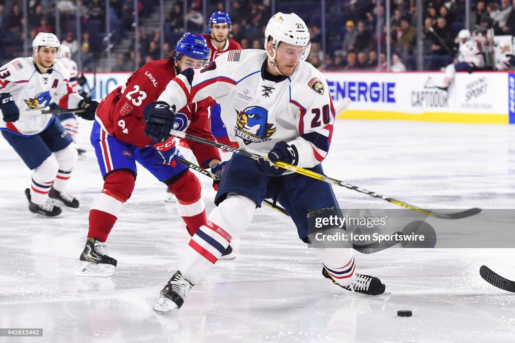 AHL: APR 06 Springfield Thunderbirds at Laval Rocket