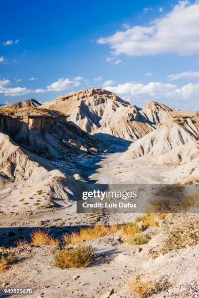 tabernas desert landscape - desertification stock pictures, royalty-free photos & images