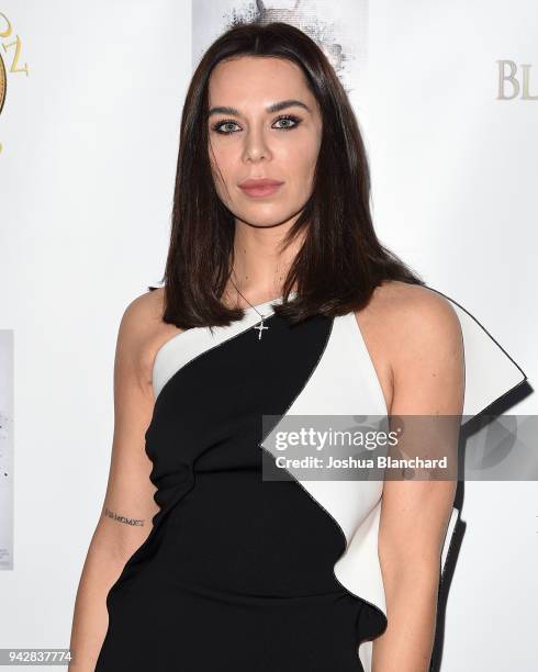 Liliana Nova arrives at "Blood Feast: Unrated" Los Angeles Premiere at Laemmle's Ahrya Fine Arts Theatre on April 6, 2018 in Beverly Hills,...