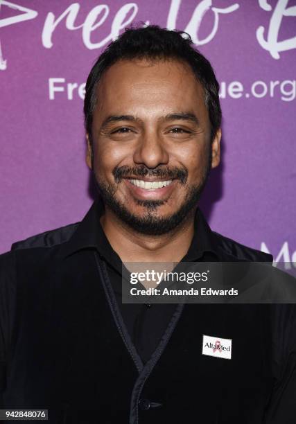 Actor Carlos Moreno Jr. Attends the premiere of the AltaMed "Free To Be" sexual health campaign at the Target Terrace Lounge on April 6, 2018 in Los...