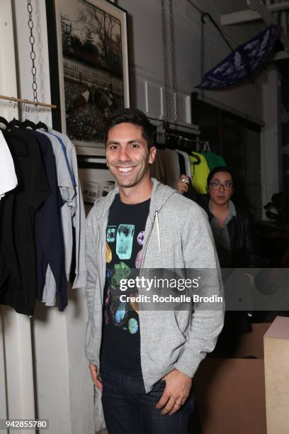 Nev Schulman attends ProjectArt "My Kid Could Do That" Los Angeles Benefit and Exhibition at The Underground Museum on April 6, 2018 in Los Angeles,...