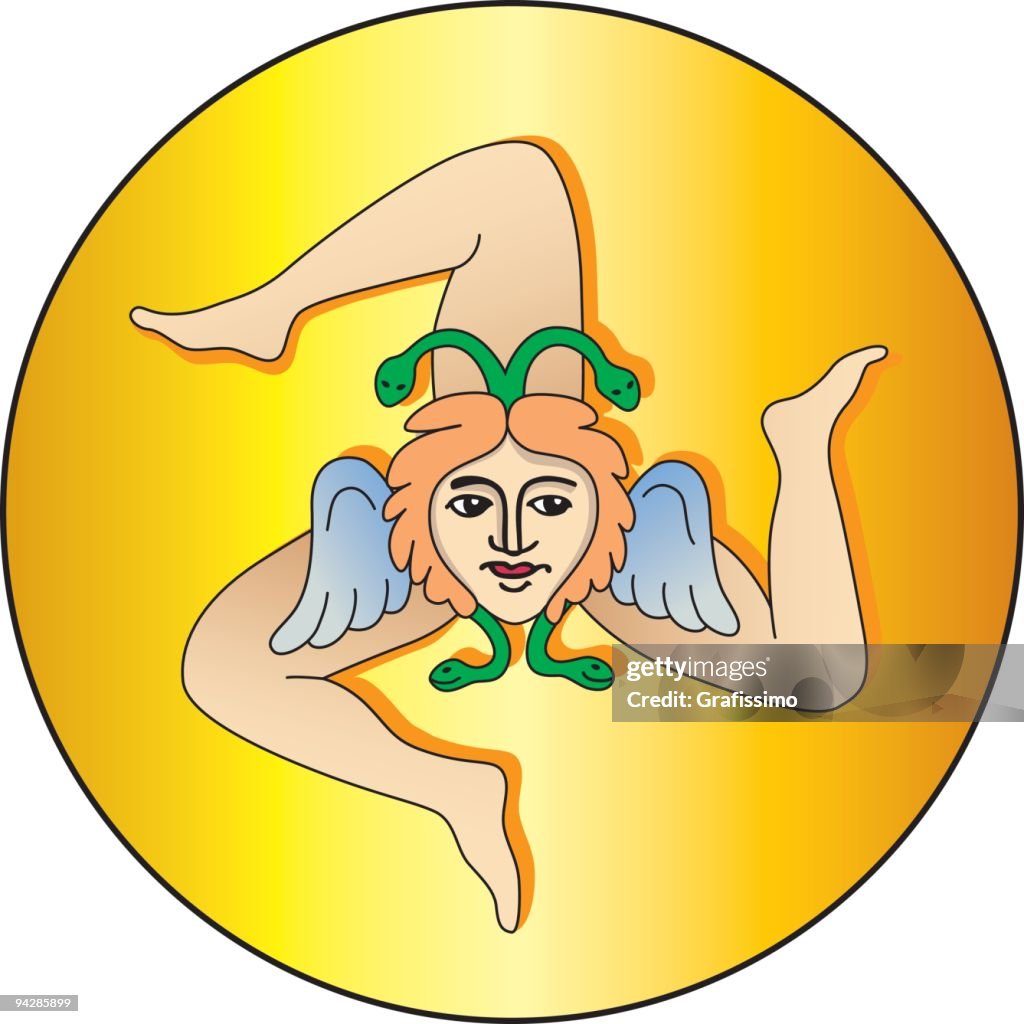 Badge Tricania de Sicile-Italie