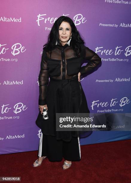 Singer Maria Conchita Alonso attends the premiere of the AltaMed "Free To Be" sexual health campaign at the Target Terrace Lounge on April 6, 2018 in...