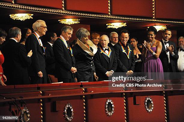 The 32nd Annual Kennedy Center Honors --Rock legend Bruce Springstein, Jazz pianist Dave Brubeck, Opera star Grace Bumbry, Writer/Comedian Mel...