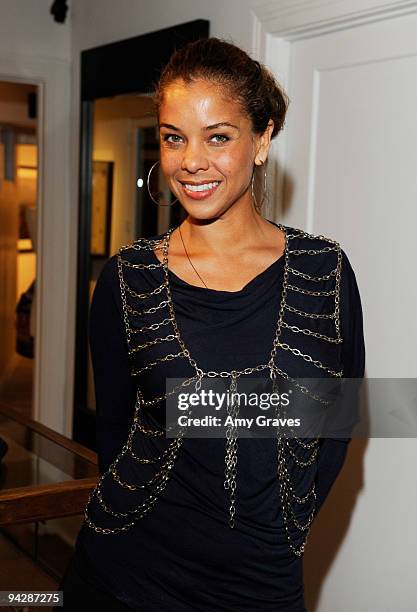 Television personality Louanna Rawls attends the Katey Brunini Winter Warrior Show presented by ROSEARK on December 10, 2009 in West Hollywood,...