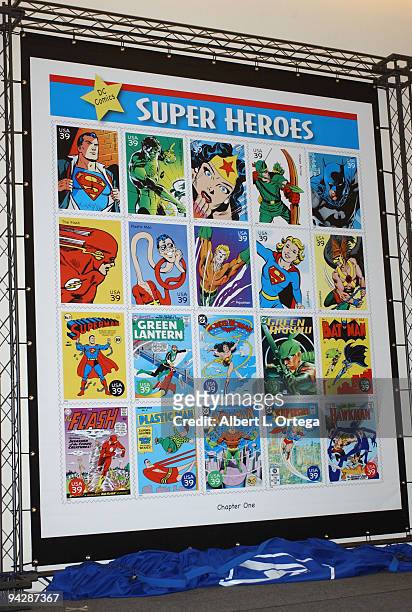 Postal Service unveils its DC Comics inspired stamps