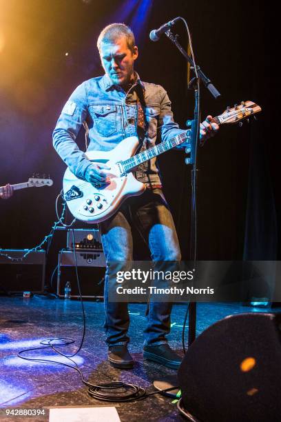 Brian Fallon performs at El Rey Theatre on April 6, 2018 in Los Angeles, California.