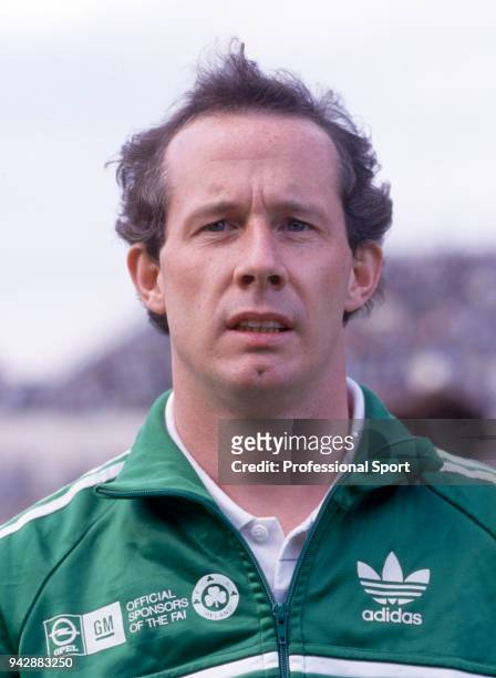 Liam Brady of the Republic of Ireland, circa 1987.