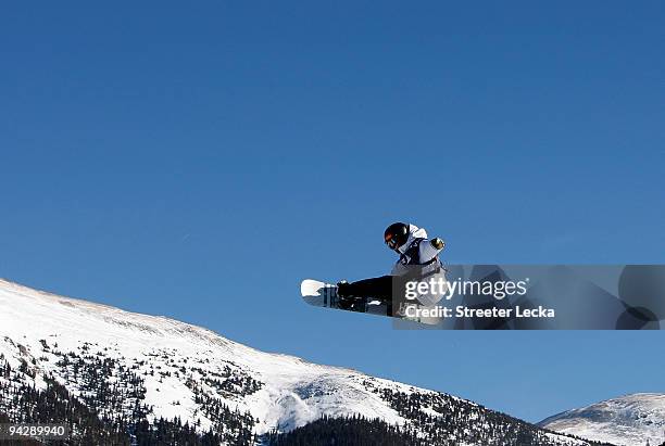 Ben Kilner of Great Britain competes during the US Snowboard Grand Prix men's qualifier on December 11, 2009 in Copper Mountain, Colorado.