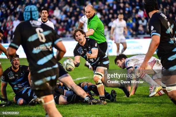 Benjamin Prier of Massy during the French Pro D2 match between Massy and Biarritz on April 6, 2018 in Massy, France.