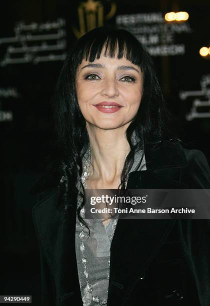 Maria de Medeiros attends "Mao's Last Dancer Premiere" at the Mansour Hotel - Palais des Congres on December 11, 2009 in Marrakech, Morocco.