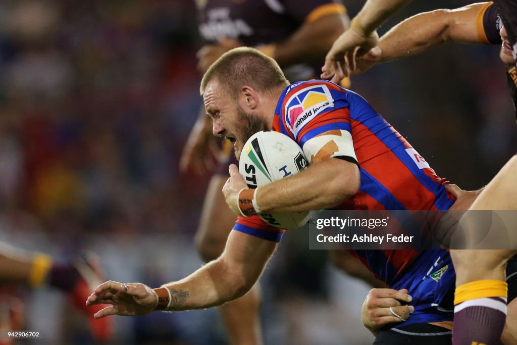 NRL Rd 5 - Knights v Broncos