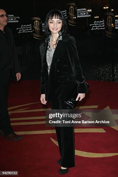 Maria de Medeiros attends "Mao's Last Dancer Premiere" at the Mansour Hotel - Palais des Congres on December 11, 2009 in Marrakech, Morocco.