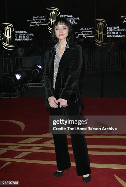 Maria de Medeiros attends "Mao's Last Dancer Premiere" at the Mansour Hotel - Palais des Congres on December 11, 2009 in Marrakech, Morocco.