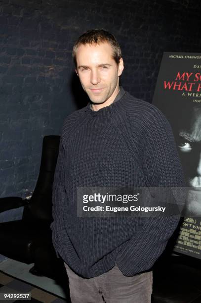 Alessandro Nivola attends the premiere of "My Son, My Son What Have Ye Done" at the IFC Center on December 11, 2009 in New York City.
