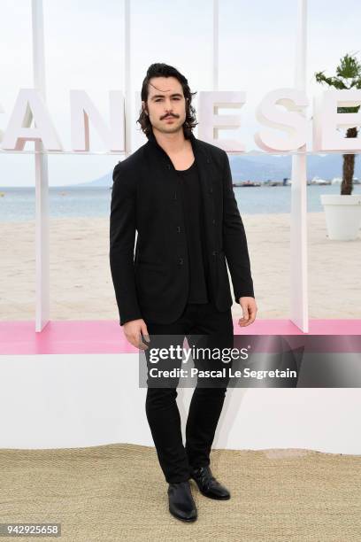 Ben Schnetzer attends "The Truth About the Harry Quebert Affair" Photocall during the 1st Cannes International Series Festival on April 7, 2018 in...